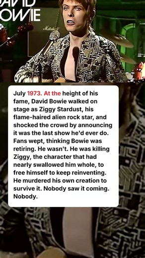 David Bowie — The Alien Character He Killed On Stage to Save Himself