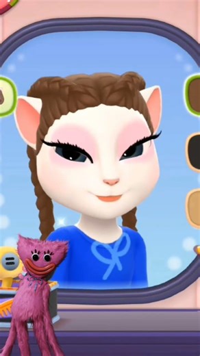 my talking Angela 2 makeover as kissy missy #shorts #fyp #viral