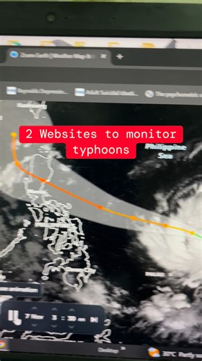 Two websites for monitoring typhoons @highlight #localcommunity #localgiving | Teo Villaceran