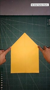 best tutorial paper airoplane 🥰 , how to make a paper plane , making a paper jet rocket #shorts #diy