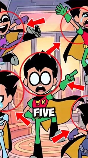 Robin Has 5 Different Personalities?! 😱 (Teen Titans Secret)