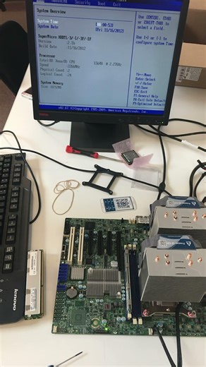 Good ole days, doing dual Xeon setup #pc #server #homelab