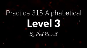 P315 Level 3 Practice Combinations - Alphabetical