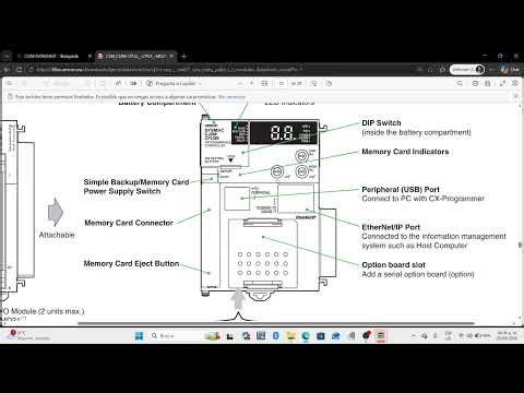Configuración Ethernet y Primer Programa en Omron CJ2M (Tutorial CX-Programmer)