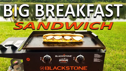 How to Make a Huge Breakfast Sandwich on the Griddle