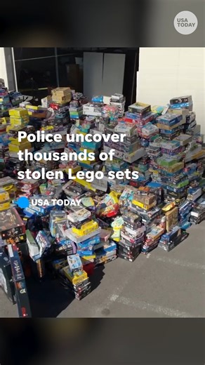 6.3K views · 118 reactions | After a three-month investigation, Oregon police recovered 4,153 Lego sets, totaling over $200,000, from a store in Eugene. https://tinyurl.com/ecaf7rfe | USA TODAY | Facebook