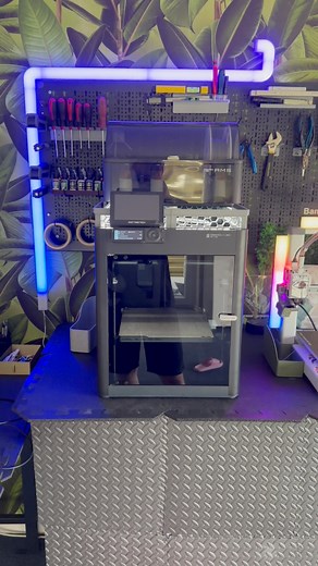 P1S LED Air Vent Glass Riser ⏰ Print Time : 10h🖨️Printer: A1💻Slicer:Orca Slicer🪀Filament:PETG https://makerworld.com/models/63377 | Print Warriorr
