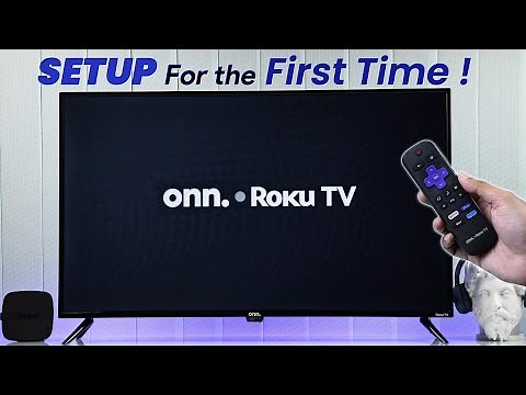 Onn. Roku TV How to Setup For The First Time! [Beginner's]