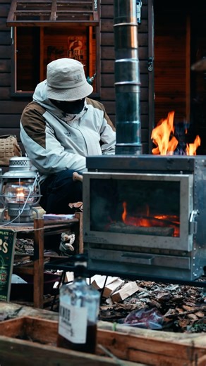 Chopping Wood, Resting by a Warm Fire🪵🪓