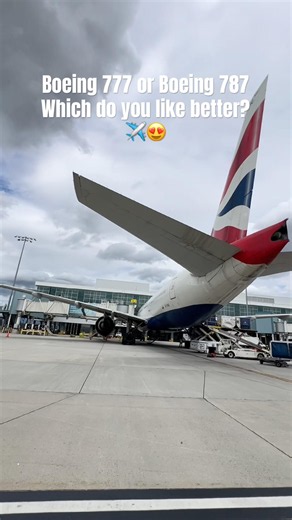 Boeing 777 or Boeing 787! Which one do you prefer?! ✈️ #aviation #airplane