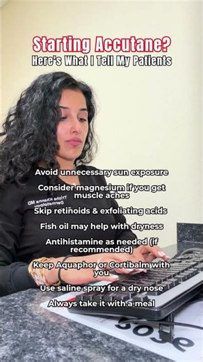 Save this before you start Accutane. 👇