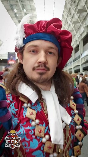 Jaskier Cosplay en London Film and Comic Con 2022