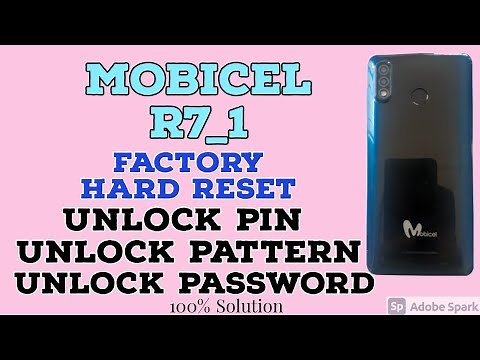 Mobicel R7_1 (NC 2021) Unlock password Pin Pattern, factory hard reset Mobicel R7_1 2021