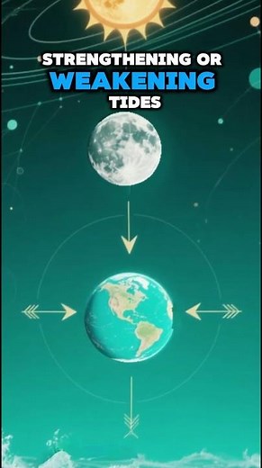 How Does the Moon Control the Tides? 🌊 The Secret Pull of Gravity Explained! #SpaceFacts #Trivia