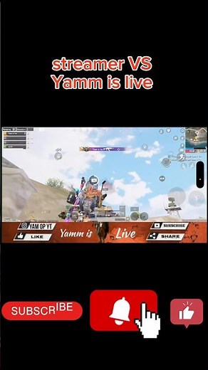 Streamer vs Yamm #youtubeshorts #youtubeindia #youtubenextup #youtubecreator #youtubeintros #bgmi