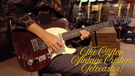 Solid na budget telecaster for only Php 4,950?? Dito lang yan sa Clifton Vintage Custom Telecaster! Na may solid Poplar body, Smooth na smooth na Slim neck profile , Stainless Steel frets, Brass saddles at Ceramic pickups! May kasama pang Quality Clifton Padded bag, Starter Strap at Cable! 💥 | Clifton Guitars