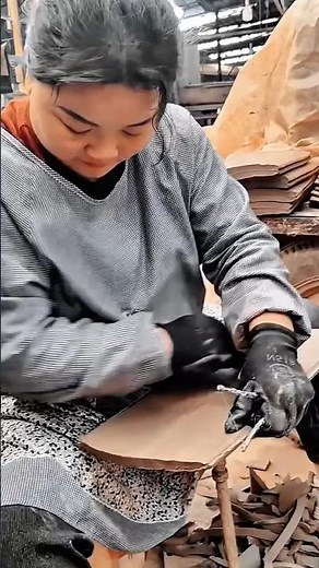 Clay Pottery Shaping Work Tool Using Manual Cutting Knife #worktool