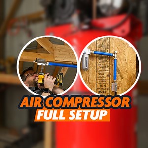 253K views · 943 reactions | Rigging up the NEW Air Compressor System | I Like To Make Stuff | Facebook