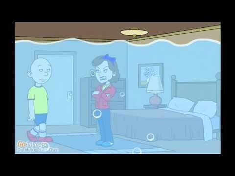 Caillou Floods The House.