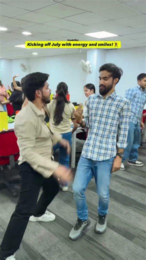 July’s first move? Hit the dance floor!🕺😍 #corporate #lifeatcodeflies #corporatelife #codeflies
