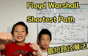 第508天 教娃编程 - 公共汽车站之间的距离(简单无向加权正则图中的 Floyd Warshall 多源最短路径算法)