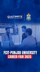 Ultimate Solutions at Punjab University FCIT Career Fair 2025 We were honored to participate in the 14th Career Fair organized by Punjab University Faculty of Computing & Information Technology (FCIT). It was a fantastic opportunity to connect with bright, ambitious students and discuss exciting study abroad opportunities A heartfelt thank you to Punjab University and the FCIT team for hosting such an insightful event. We look forward to guiding aspiring students toward their dream study destina