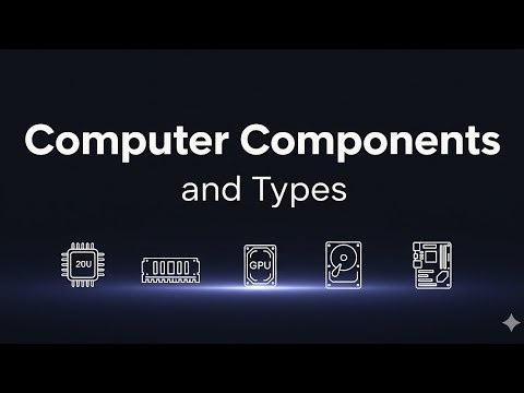 Computer ke ghatak or prakar saral shabdo me ( computer components and types )