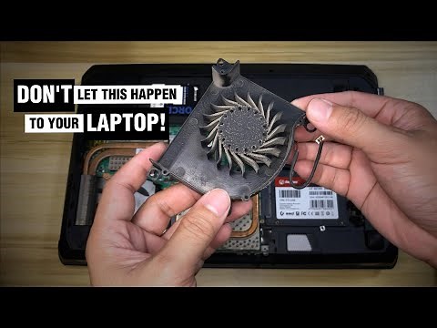 Laptop Cooling Fan Cleaning | MSI Laptop