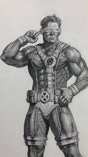 Cyclops X-Men Drawing Tutorial