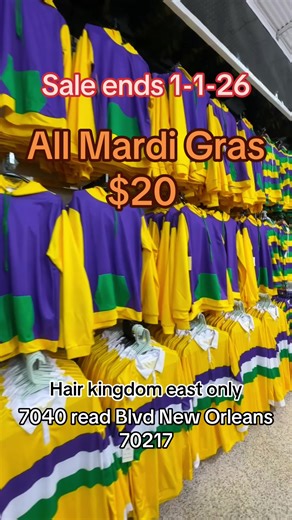 Mardi Gras Outfits for Only $20 - Limited Time Offer!