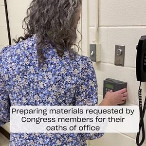 6.6K views · 350 reactions | The Library always stands ready to assist when a new Congress convenes. This week we pulled materials from our collections for Congress members to be sworn in with. Here's a behind-the-scenes look from our comic book vault. We thank the Capitol Police for all they do, including their involvement in this process! They'll keep these treasures safe by escorting them from the Library to the Capitol and back again. | The Library of Congress | Facebook