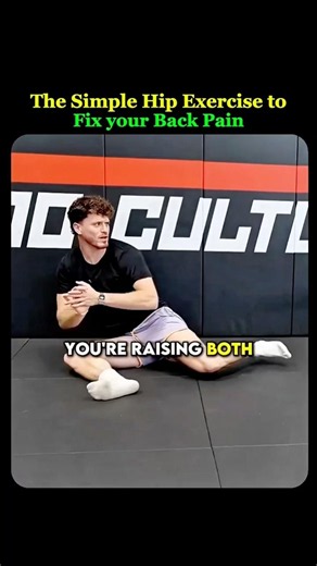 The Simple Hip Exercise to Fix Your Back Pain ‪@lowbackability‬ #backpain #fitness #exercise