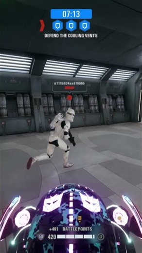 Droideka Sneaks up on some Clones #battlefront2