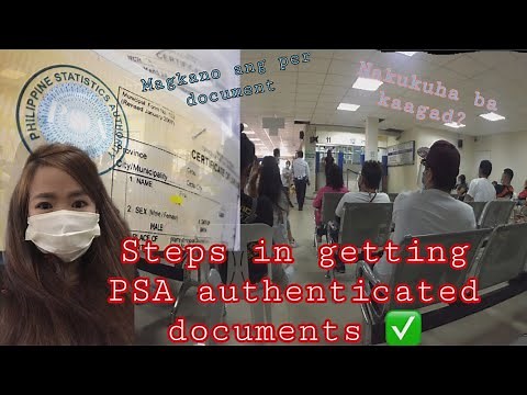 STEPS in getting PSA authenticated documents | NSO Birth Certificate | PSA Regional Office 3