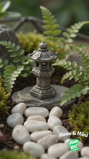 DIY Geometric Glass Terrarium | Japanese Pagoda & Moss Landscape ⛩️🌱