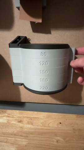 3D Printed Sandpaper Disc Storage