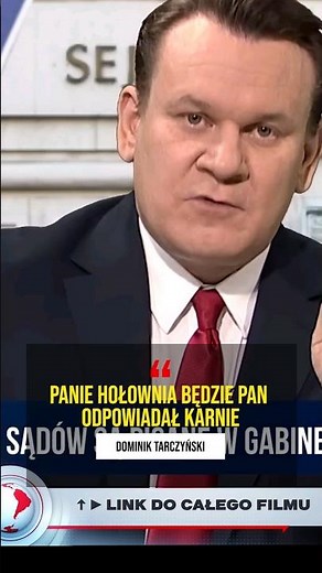Panie Hołownia Będzie Pan Odpowiadał Karnie - Dominik Tarczyński