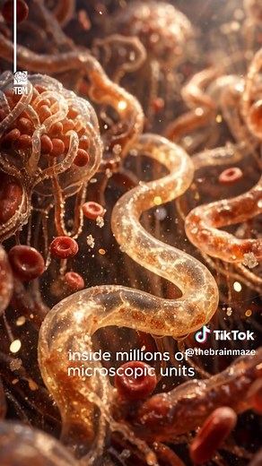 The Kidney’s Filtration System - The human kidney filters blood through millions of microscopic nephrons, removing waste and excess fluids to produce urine that travels through the ureter to the bladder for elimination. #viralvideo #viraltiktok #foryou #foryoupage❤️❤️ #kidney