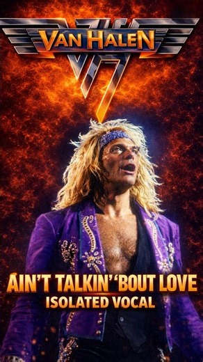 🎤VAN HALEN Ain't Talkin' Bout Love *ISOLATED VOCAL*🔥#vanhalen #davidleeroth #isolatedvocals