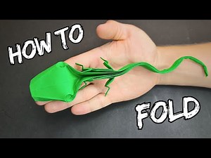 Can You Make a REALISTIC Lizard with Just One Sheet of Paper?