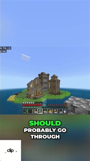 Minecraft Build Hack: Fix Cobblestone Quickly! #shorts