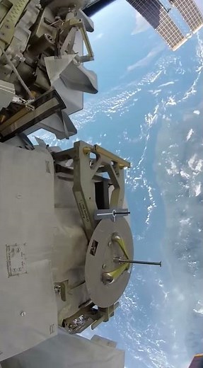 Earth View During a Spacewalk 🌍🚀 #nasa #earthfromspace #isslive #shorts