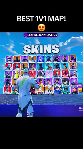 Best 1v1 Map!? 😍#fortnite #freeskins #ghoultrooper #ogfortnite #shorts #foryou