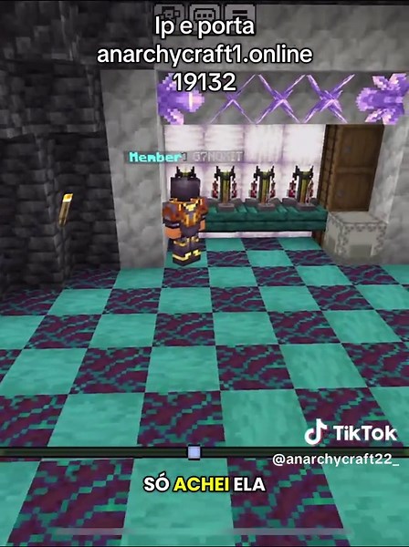 Avaliando a terceira base concorrente no torneio de bases do Anarchy Craft - Minecraft semi anarquista #minecraft #servidoresdeminecraft #fyp #anarchycraft #foryoupage