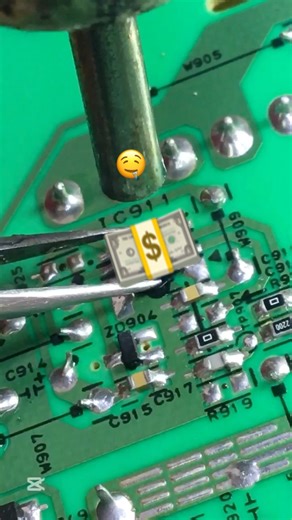 ⚡ Power Supply Repair 🔧 | SMD Power IC Replacement 💻💥#music #shortsfeed #repair #shortvideo #shorts