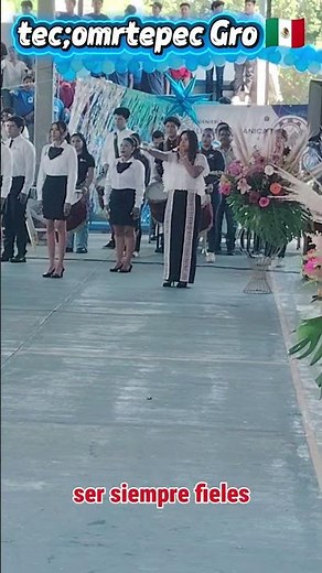 Juramento a la Bandera de México: orgullo y respeto en acto cívico🇲🇽