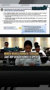 Momen Menkeu Purbaya Tersedak Saat RDP Dengan Komisi XI DPR RI
