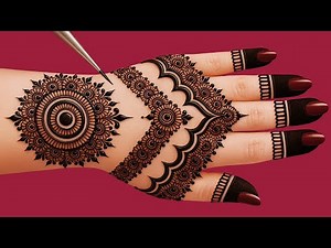 Very beautiful trending & stylish bridal mehndi design 🌿| So pretty latest mehndi | easy mehandi