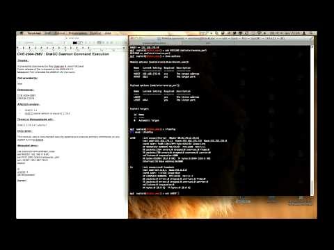 CVE-2004-2687 : DistCC Daemon Command Execution