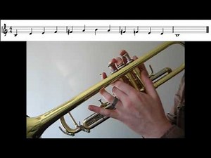 Learn to play B blues scale on trumpet
